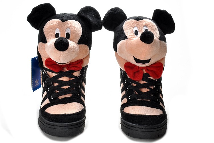 Womens Adidas Jeremy Scott Mickey Mouse Disney Shoes